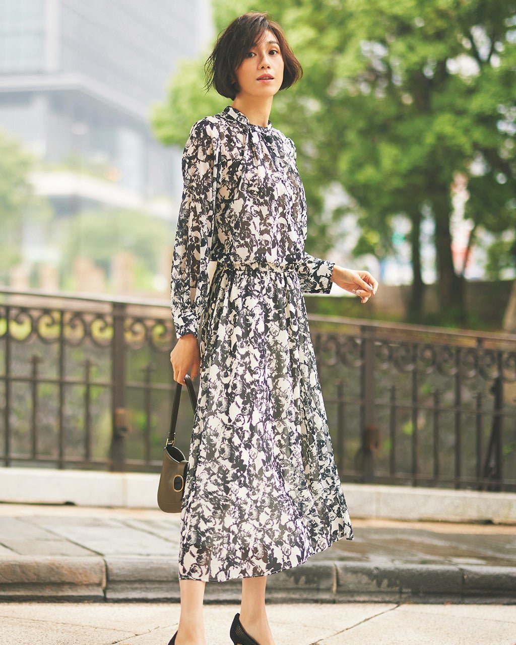 【ドゥクラッセ/DoCLASSE】のシフォンジョーゼット・総柄フレアスカート 人気、トレンドファッション・服の通販 founy(ファニー) 　ファッション　Fashion　レディースファッション　Fashion for Women　スカート　Skirts　Aライン・フレアスカート　A-Line & Flared Skirts　シフォン　Chiffon, Lightweight Fabric　ジョーゼット　Georgette, Semi-Sheer Fabric　セットアップ　Set-Up, Coordinated Outfit　フレア　Flare, Flared　ロング　Long, Long-Length　エレガント 上品　Elegant　 other-1|ID: prp329100004933976 ipo3291000000037032298