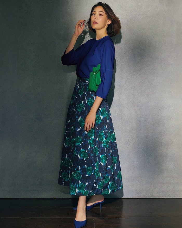 【ドゥクラッセ/DoCLASSE】の光沢ツイル・プリントスカート インテリア・キッズ・メンズ・レディースファッション・服の通販 founy(ファニー) https://founy.com/ ファッション Fashion レディースファッション Fashion for Women スカート Skirts シンプル Simple, Minimal フレア Flare, Flared プリント Print, Printed Pattern 夏 Summer 春 Spring S/S・春夏 SS, Spring/Summer, Warm Season |ID: prp329100004933977 ipo3291000000037032301