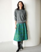 【ドゥクラッセ/DoCLASSE】のダブル編みジャージー・切替えフレアスカート 人気、トレンドファッション・服の通販 founy(ファニー) ファッション Fashion レディースファッション Fashion for Women スカート Skirts Aライン・フレアスカート A-Line & Flared Skirts シンプル Simple, Minimal ダブル Double, Double-Breasted パターン Pattern, Design Print フレア Flare, Flared 無地 Plain, Solid Color thumbnail ネイビー&times;グリーン|ID: prp329100004933979 ipo3291000000037032308