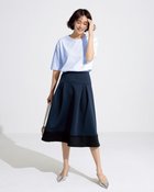 【ドゥクラッセ/DoCLASSE】のダブル編みジャージー・切替えフレアスカート 人気、トレンドファッション・服の通販 founy(ファニー) ファッション Fashion レディースファッション Fashion for Women スカート Skirts Aライン・フレアスカート A-Line & Flared Skirts シンプル Simple, Minimal ダブル Double, Double-Breasted パターン Pattern, Design Print フレア Flare, Flared 無地 Plain, Solid Color thumbnail ホワイト・パターン|ID: prp329100004933979 ipo3291000000037032309