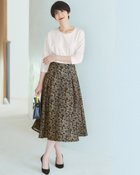 【ドゥクラッセ/DoCLASSE】のダブル編みジャージー・切替えフレアスカート 人気、トレンドファッション・服の通販 founy(ファニー) ファッション Fashion レディースファッション Fashion for Women スカート Skirts Aライン・フレアスカート A-Line & Flared Skirts シンプル Simple, Minimal ダブル Double, Double-Breasted パターン Pattern, Design Print フレア Flare, Flared 無地 Plain, Solid Color thumbnail ライトパターン|ID: prp329100004933979 ipo3291000000037032310