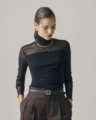 【ドゥクラッセ/DoCLASSE】のストレッチオーガンジー・ハイネックトップス 人気、トレンドファッション・服の通販 founy(ファニー) ファッション Fashion レディースファッション Fashion for Women トップス・カットソー Cut & Sew Tops カットソー・ベーシックTシャツ Cut-and-Sewn Tops / Stretch Tees & Basics 新作・新入荷 New Arrivals / New In オーガンジー Organza Fabric カットソー Cut and Sewn Top シアー Sheer, See-Through ストレッチ Stretch, Stretchy Fabric デコルテ Décolleté, Neckline エレガント 上品 Elegant thumbnail ブラック|ID: prp329100004933985 ipo3291000000037032327