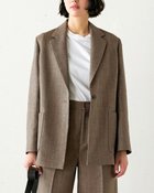 【ドゥクラッセ/DoCLASSE】の尾州リバー・ボクシージャケット グレー|ID: prp329100004933991 ipo3291000000037094091