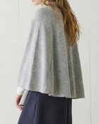 【ドゥクラッセ/DoCLASSE】のウルトラファインメリノ・マントカーディガン 人気、トレンドファッション・服の通販 founy(ファニー) ファッション Fashion レディースファッション Fashion for Women トップス・カットソー Cut & Sew Tops ニット Knit Tops & Sweaters カーディガン・羽織り Layered Style Cardigans インナー Innerwear カーディガン Cardigan, Knitwear シルケット Silket, Silky Cotton スリット Slit, Slit Detail バランス Balance, Style Balance フォルム Silhouette, Form thumbnail ライトグレー|ID: prp329100004933997 ipo3291000000037032360