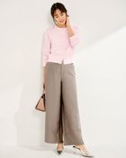 【ドゥクラッセ/DoCLASSE】のグロッシーダブルクロス・ワイドパンツ トープ|ID: prp329100004934001 ipo3291000000037102339