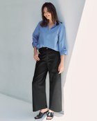 【ドゥクラッセ/DoCLASSE】のミラクルストレッチ・サイドシームワイド 人気、トレンドファッション・服の通販 founy(ファニー) ファッション Fashion レディースファッション Fashion for Women パンツ Pants & Trousers ストレッチ Stretch, Stretchy Fabric パターン Pattern, Design Print フロント Front, Front Design 人気 Popular, Best Seller thumbnail ブラック|ID: prp329100004934007 ipo3291000000037032399