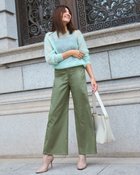 【ドゥクラッセ/DoCLASSE】のミラクルストレッチ・サイドシームワイド 人気、トレンドファッション・服の通販 founy(ファニー) ファッション Fashion レディースファッション Fashion for Women パンツ Pants & Trousers ストレッチ Stretch, Stretchy Fabric パターン Pattern, Design Print フロント Front, Front Design 人気 Popular, Best Seller thumbnail オリーブ|ID: prp329100004934007 ipo3291000000037032403