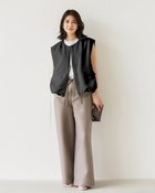 【ドゥクラッセ/DoCLASSE】のタックデザイン・コクーンジレ 人気、トレンドファッション・服の通販 founy(ファニー) ファッション Fashion レディースファッション Fashion for Women アウター Coat / Outerwear Collection レディースジャケット・軽アウター Jackets なめらか Smooth, Silky Texture ジャケット Jacket, Outerwear ドレープ Drape, Draping Fabric フラップ Flap, Flap Pocket フロント Front, Front Design ブラウジング Blouson Silhouette, Cinched Waist ポケット Pocket, Pocket Detail 秋 Autumn thumbnail ブラック|ID: prp329100004934017 ipo3291000000037032442