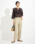 【ドゥクラッセ/DoCLASSE】の二重織コットンストレッチ・ストレート/68cm ライトベージュ|ID: prp329100004934020 ipo3291000000037032452