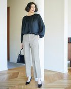 【ドゥクラッセ/DoCLASSE】の二重織コットンストレッチ・ストレート/68cm ライトグレー|ID: prp329100004934020 ipo3291000000037032457