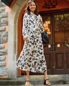 【ドゥクラッセ/DoCLASSE】のバックサテン・ボウタイシャツワンピース ホワイト・パターン|ID: prp329100004934022 ipo3291000000037032463