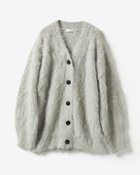 【ドゥクラッセ/DoCLASSE】のエアリーアルパカ・Vネックカーディガン ライトグレー|ID: prp329100004934023 ipo3291000000037032467