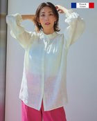 【ドゥクラッセ/DoCLASSE】の甘織りリネン・フリルデザインブラウス ホワイト|ID: prp329100004934033 ipo3291000000037102353