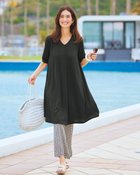 【ドゥクラッセ/DoCLASSE】のUVスラブ・ジェットセッターズ/パンツ63㎝ 人気、トレンドファッション・服の通販 founy(ファニー) ファッション Fashion レディースファッション Fashion for Women パンツ Pants & Trousers thumbnail ブラック&times;ベージュ|ID: prp329100004934036 ipo3291000000037032513