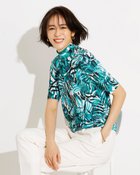 【ドゥクラッセ/DoCLASSE】のUVスラブ・ギャザーハイネックブラウス5分袖 リーフ|ID: prp329100004934037 ipo3291000000037256668