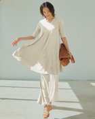 【ドゥクラッセ/DoCLASSE】のUVスラブ・ジェットセッターズ/5分袖チュニック ストーン|ID: prp329100004934042 ipo3291000000037102360