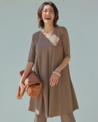 【ドゥクラッセ/DoCLASSE】のUVスラブ・ジェットセッターズ/5分袖チュニック トープ|ID: prp329100004934042 ipo3291000000037102365