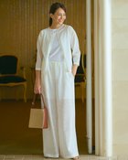 【ドゥクラッセ/DoCLASSE】のシアーニット・バックリボンカーディガン ホワイト|ID: prp329100004934047 ipo3291000000037032595