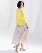 【ドゥクラッセ/DoCLASSE】のシアーニット・バックリボンカーディガン イエロー|ID: prp329100004934047 ipo3291000000037256695