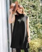 【ドゥクラッセ/DoCLASSE】のUVスラブ・ジェットセッターズ/ハイネックチュニック ブラック|ID: prp329100004934052 ipo3291000000037032624