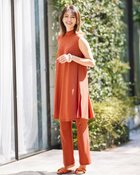 【ドゥクラッセ/DoCLASSE】のUVスラブ・ジェットセッターズ/ハイネックチュニック ブラウンオレンジ|ID: prp329100004934052 ipo3291000000037032626