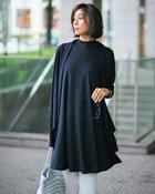 【ドゥクラッセ/DoCLASSE】のUVスラブ・ジェットセッターズ/ハイネックチュニック ネイビー|ID: prp329100004934052 ipo3291000000037256735