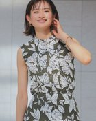 【ドゥクラッセ/DoCLASSE】のスラブコットン・ボタニカル柄ブラウス カーキパターン|ID: prp329100004934062 ipo3291000000037256753