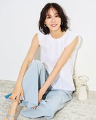 【ドゥクラッセ/DoCLASSE】のリップルコットン・ノースリーブブラウス オフホワイト|ID: prp329100004934064 ipo3291000000037032666