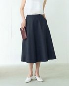 【ドゥクラッセ/DoCLASSE】の二重織り・Aラインスカート ネイビー|ID: prp329100004934070 ipo3291000000037032688