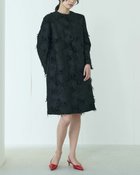 【ドゥクラッセ/DoCLASSE】のカットジャカード・ワンピース ブラック|ID: prp329100004934078 ipo3291000000037032706