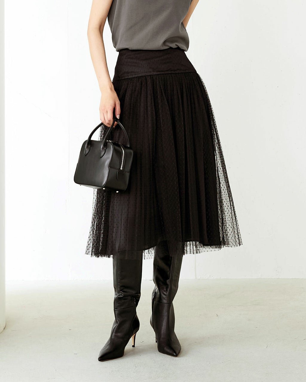 【ドゥクラッセ/DoCLASSE】のドットチュール・プリーツスカート 人気、トレンドファッション・服の通販 founy(ファニー) 　ファッション　Fashion　レディースファッション　Fashion for Women　スカート　Skirts　プリーツスカート / 上品フェミニンスタイル　Pleated Skirts　チュール　Tulip, Tulip Motif　ドット　Polka Dot, Dot Pattern　プリーツ　Pleats, Pleated　今季　This Season, Current Season　 other-1|ID: prp329100004934079 ipo3291000000037032707