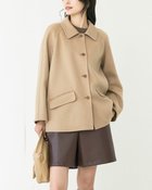 【ドゥクラッセ/DoCLASSE】のダブルフェイス・ミドルポンチョコート ベージュ|ID: prp329100004934081 ipo3291000000037032713