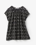 【ドゥクラッセ/DoCLASSE】のUVスラブ・ギャザーフレンチトップス ブラック&times;ホワイト|ID: prp329100004934090 ipo3291000000037098236