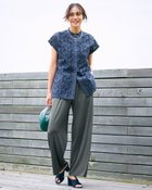 【ドゥクラッセ/DoCLASSE】のUVスラブ・ストレートパンツ/68㎝ 人気、トレンドファッション・服の通販 founy(ファニー) ファッション Fashion レディースファッション Fashion for Women パンツ Pants & Trousers ストレート Straight, Straight Cut ワイド Wide, Wide Fit 人気 Popular, Best Seller ビジネス 仕事 通勤 Business / Work / Commuting 夏 Summer 旅行 Travel thumbnail カーキグレー|ID: prp329100004934091 ipo3291000000037032782