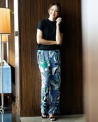 【ドゥクラッセ/DoCLASSE】のUVスラブ・ストレートパンツ/68㎝ 人気、トレンドファッション・服の通販 founy(ファニー) ファッション Fashion レディースファッション Fashion for Women パンツ Pants & Trousers ストレート Straight, Straight Cut ワイド Wide, Wide Fit 人気 Popular, Best Seller ビジネス 仕事 通勤 Business / Work / Commuting 夏 Summer 旅行 Travel thumbnail ブルーxブラック|ID: prp329100004934091 ipo3291000000037032785