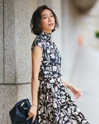 【ドゥクラッセ/DoCLASSE】のUVスラブ・ハイネックフレンチトップス ネイビーパターン|ID: prp329100004934093 ipo3291000000037032814