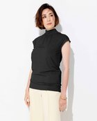 【ドゥクラッセ/DoCLASSE】のUVスラブ・ハイネックフレンチトップス ブラック|ID: prp329100004934093 ipo3291000000037032820