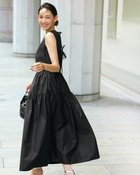 【ドゥクラッセ/DoCLASSE】のバックリボン・ティアードワンピース ブラック|ID: prp329100004934095 ipo3291000000037057313