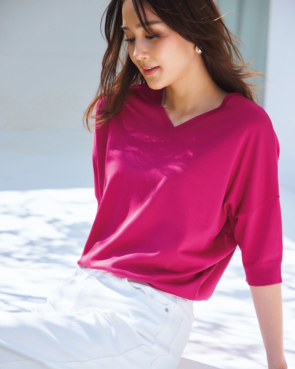 【ドゥクラッセ/DoCLASSE】のハイゲージ・ライトニット/2WAYネック 人気、トレンドファッション・服の通販 founy(ファニー) 　ファッション　Fashion　レディースファッション　Fashion for Women　トップス・カットソー　Cut & Sew Tops　ニット　Knit Tops & Sweaters　サマー　Summer, Summer Style　セーター　Sweater, Knitwear　エレガント 上品　Elegant　 other-1|ID: prp329100004934097 ipo3291000000037032833