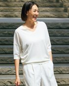 【ドゥクラッセ/DoCLASSE】のハイゲージ・ライトニット/2WAYネック 人気、トレンドファッション・服の通販 founy(ファニー) ファッション Fashion レディースファッション Fashion for Women トップス・カットソー Cut & Sew Tops ニット Knit Tops & Sweaters サマー Summer, Summer Style セーター Sweater, Knitwear エレガント 上品 Elegant thumbnail オフホワイト|ID: prp329100004934097 ipo3291000000037032835