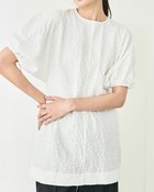 【ドゥクラッセ/DoCLASSE】のふくれジャカード・パフブラウス ホワイト|ID: prp329100004934102 ipo3291000000037098264