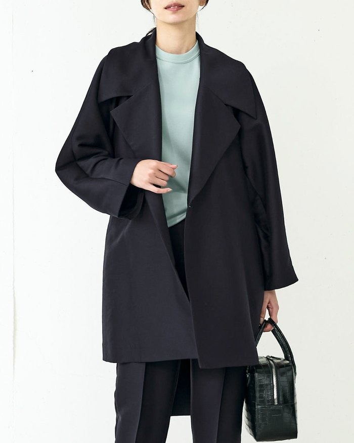 【ドゥクラッセ/DoCLASSE】の尾州エアウール・コクーンコート インテリア・キッズ・メンズ・レディースファッション・服の通販 founy(ファニー) https://founy.com/ ファッション Fashion レディースファッション Fashion for Women アウター Coat / Outerwear Collection コート・ロングコート・ピーコート Long Coats, Peacoats & More エレガント 上品 Elegant |ID: prp329100004934105 ipo3291000000037098266