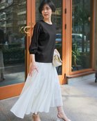 【ドゥクラッセ/DoCLASSE】のレースデザイン/パフ袖・ドゥクラッセTシャツ ブラック|ID: prp329100004934113 ipo3291000000037057337