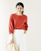 【ドゥクラッセ/DoCLASSE】のレースデザイン/パフ袖・ドゥクラッセTシャツ コニャック|ID: prp329100004934113 ipo3291000000037057338