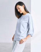 【ドゥクラッセ/DoCLASSE】のレースデザイン/パフ袖・ドゥクラッセTシャツ ペールブルー|ID: prp329100004934113 ipo3291000000037246523