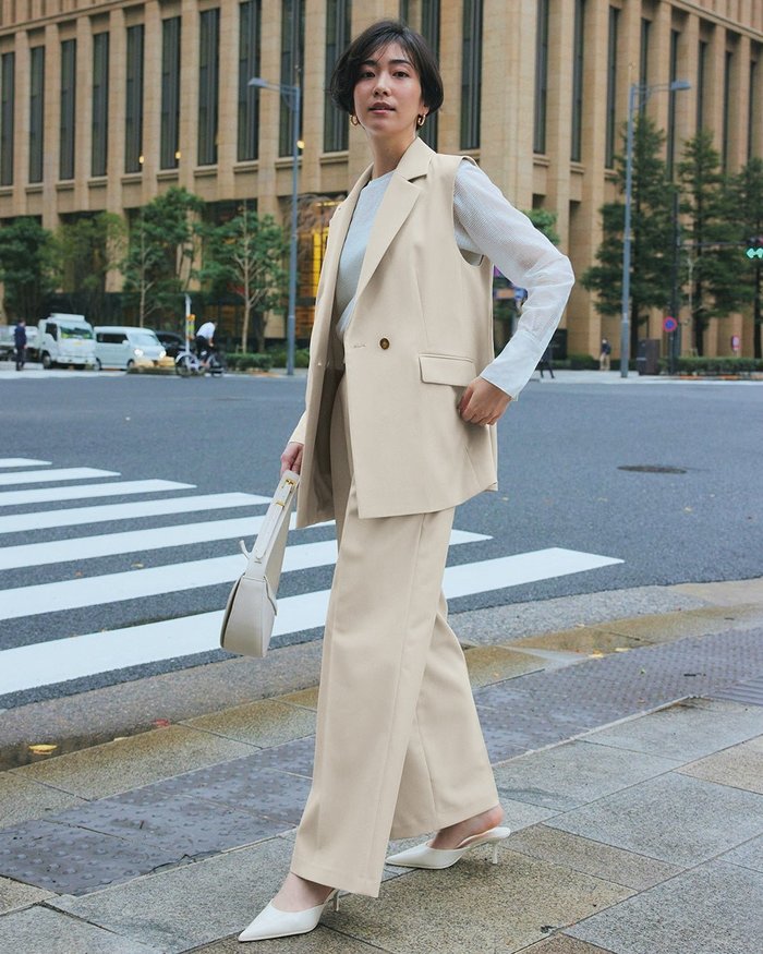 【ドゥクラッセ/DoCLASSE】のライトツイル・タックワイドパンツ インテリア・キッズ・メンズ・レディースファッション・服の通販 founy(ファニー) https://founy.com/ ファッション Fashion レディースファッション Fashion for Women パンツ Pants & Trousers ツイル Twist, Twisted Detail マニッシュ Mannish, Boyish ワイド Wide, Wide Fit エレガント 上品 Elegant |ID: prp329100004934124 ipo3291000000037102435