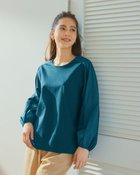 【ドゥクラッセ/DoCLASSE】の異素材デザイン・パフスリーブトップス ダークピーコック|ID: prp329100004934131 ipo3291000000037098315