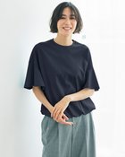 【ドゥクラッセ/DoCLASSE】のスムースコットン・フレア袖プルオーバー ミッドナイトブルー|ID: prp329100004934132 ipo3291000000037102441