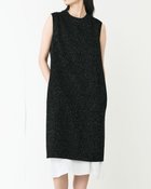 【ドゥクラッセ/DoCLASSE】のラメツイード・レイヤードワンピース ブラック|ID: prp329100004934146 ipo3291000000037094149