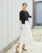 【ドゥクラッセ/DoCLASSE】のサテン切替・シアーコットンフレアスカート 人気、トレンドファッション・服の通販 founy(ファニー) ファッション Fashion レディースファッション Fashion for Women スカート Skirts Aライン・フレアスカート A-Line & Flared Skirts サテン Satin, Glossy Fabric フレア Flare, Flared 切替 Switching, Contrast Panel thumbnail アイボリー|ID: prp329100004934147 ipo3291000000037033028